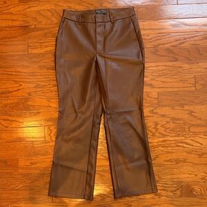 Bagatelle Collection Brown Leather Pants